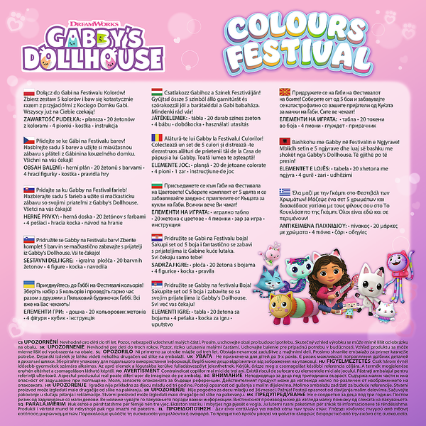 Gra Colours Festival - Gabby's Dollhouse Trefl 02594