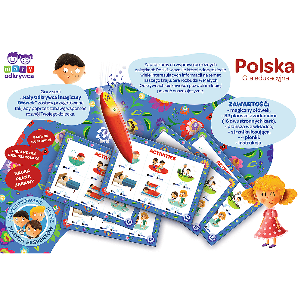 Gra Edukacyjna Polska Magiczny ołówek Trefl 02114