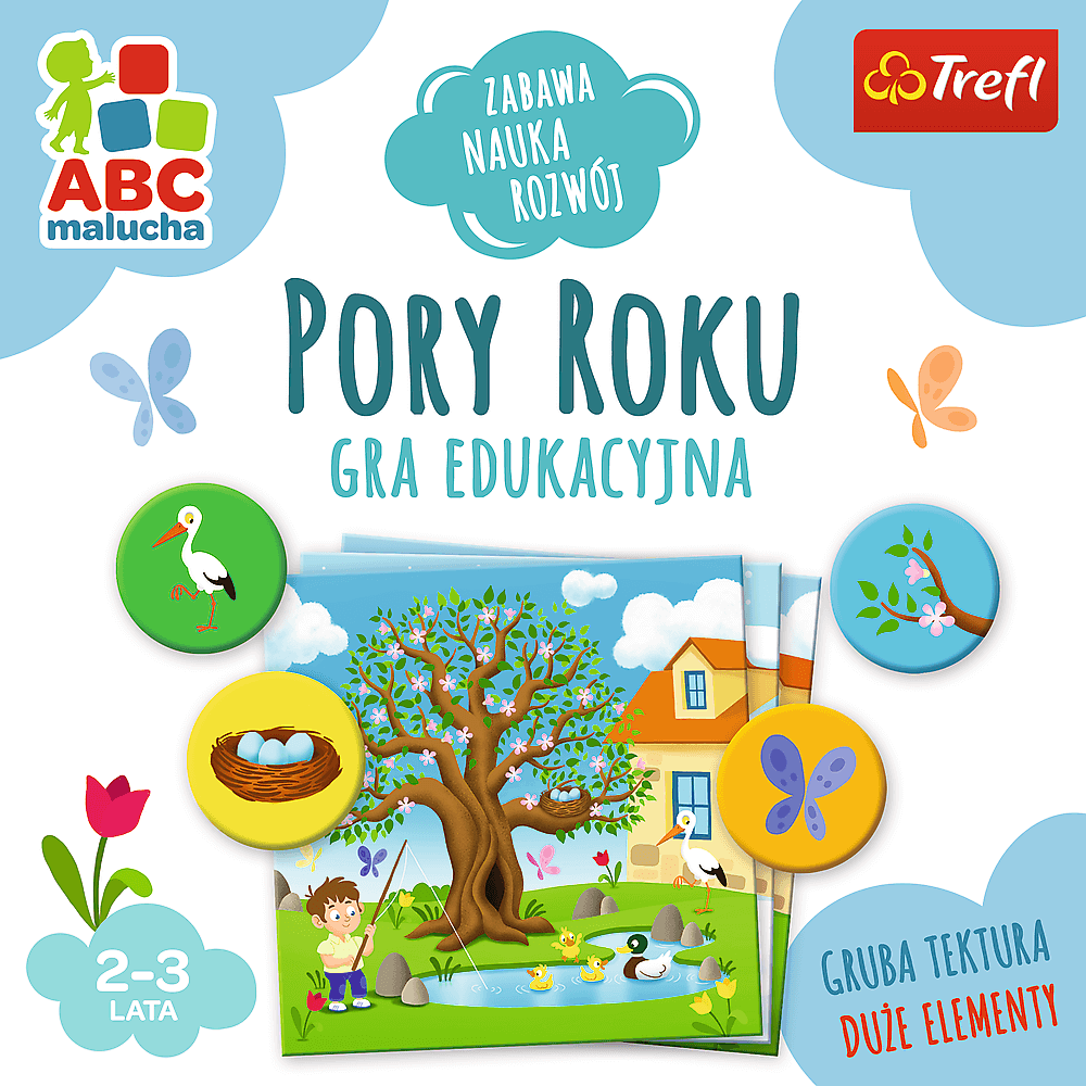 Gra Edukacyjna Pory Roku z Serii ABC Malucha Trefl 01941