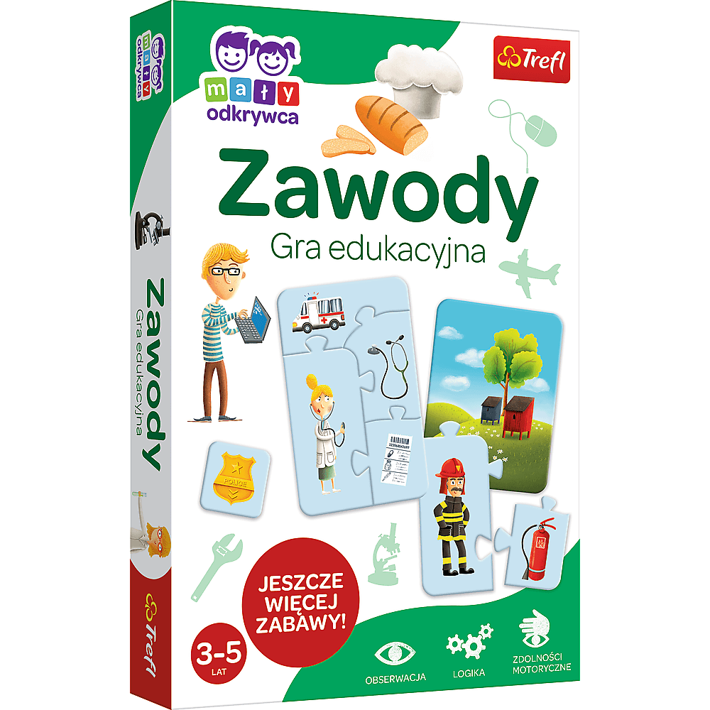 Gra Edukacyjna Zawody Mały Odkrywca Trefl 01951