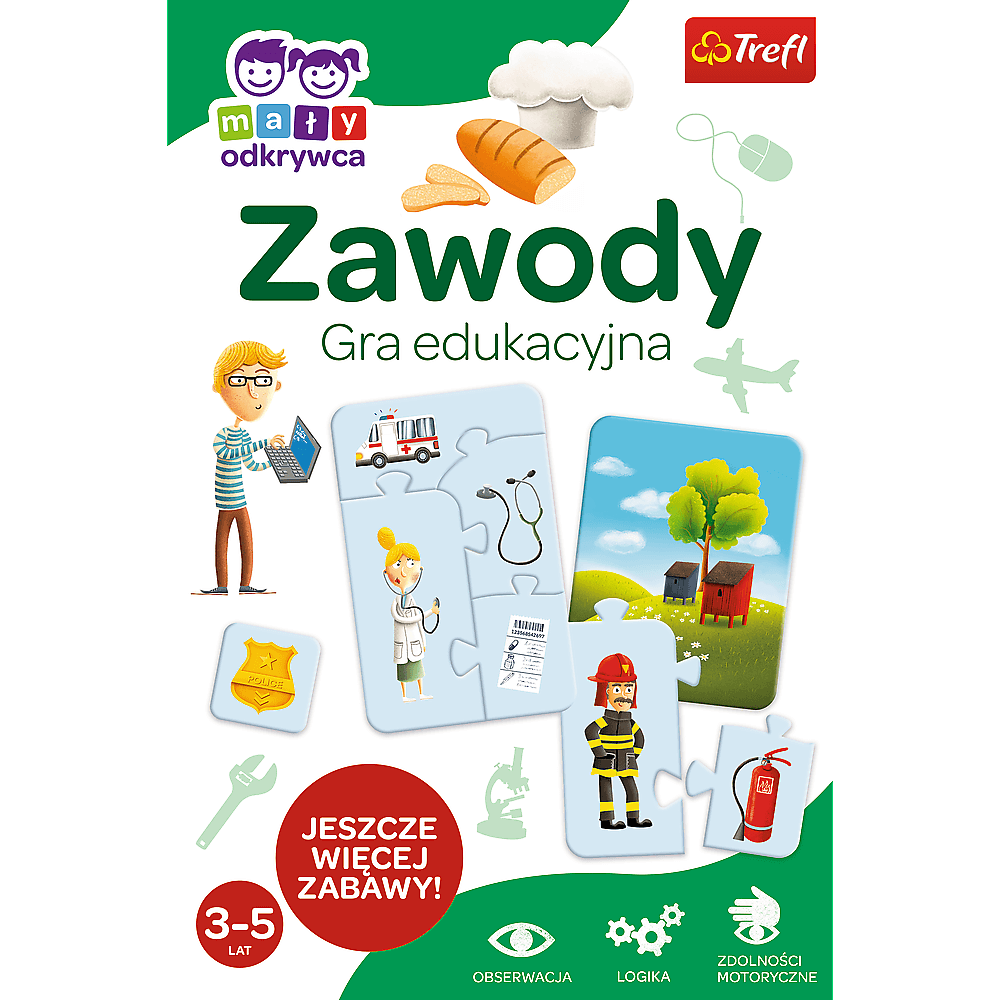 Gra Edukacyjna Zawody Mały Odkrywca Trefl 01951