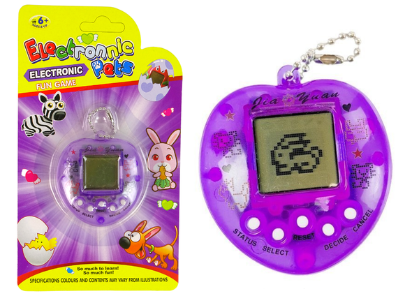 Gra Elektroniczna Tamagotchi Zwierzątko Fioletowa