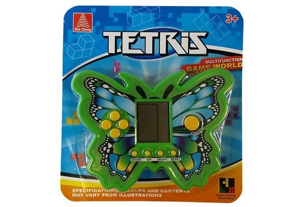 Gra Elektroniczna Tetris Motyl Zielony