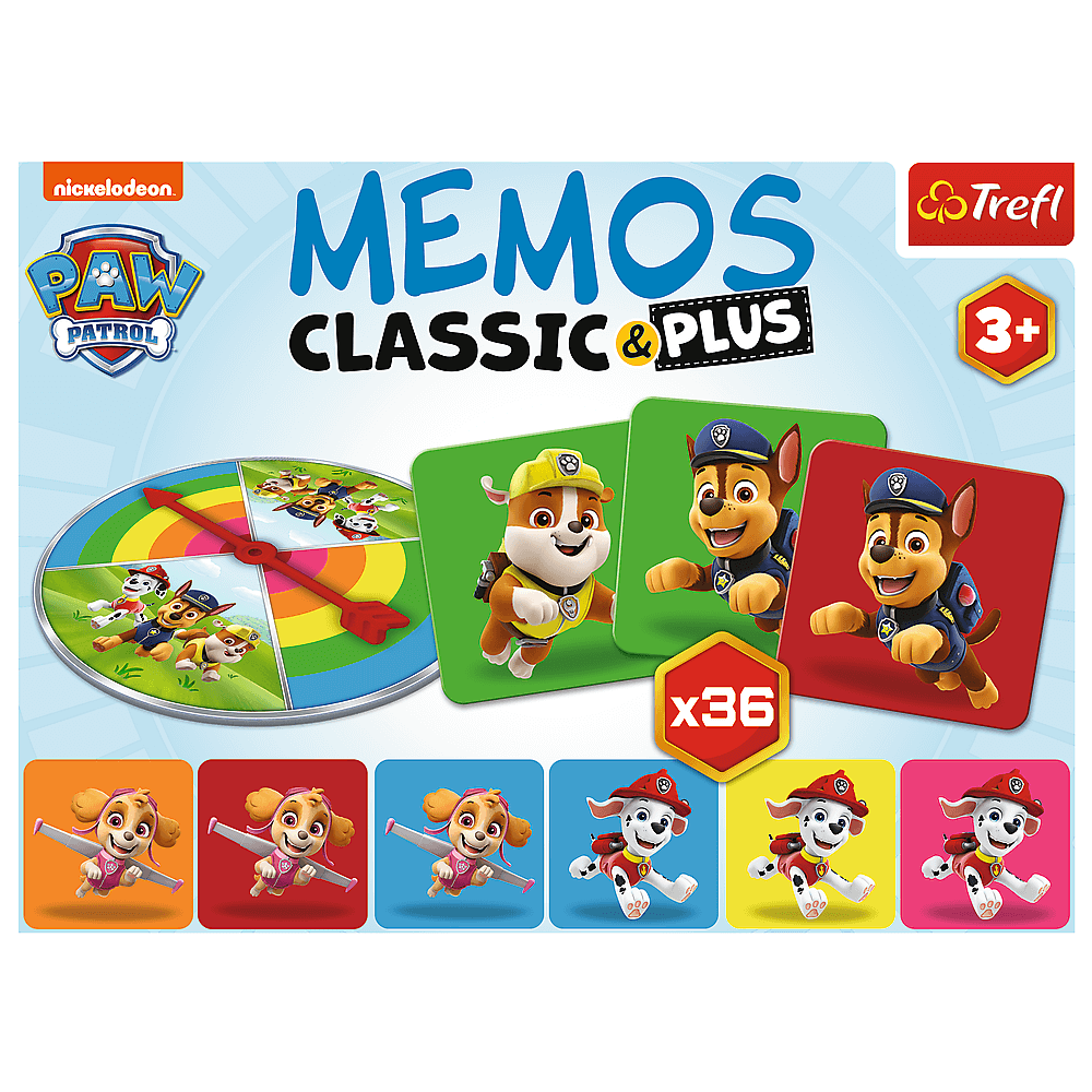 Gra Memos Classic i Plus Psi Patrol Trefl 02269