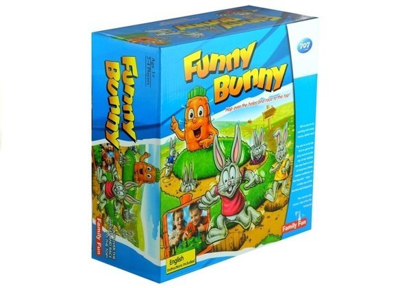 Gra Rodzinna Króliki Funny Bunny Wyścig Po Marchew Karty