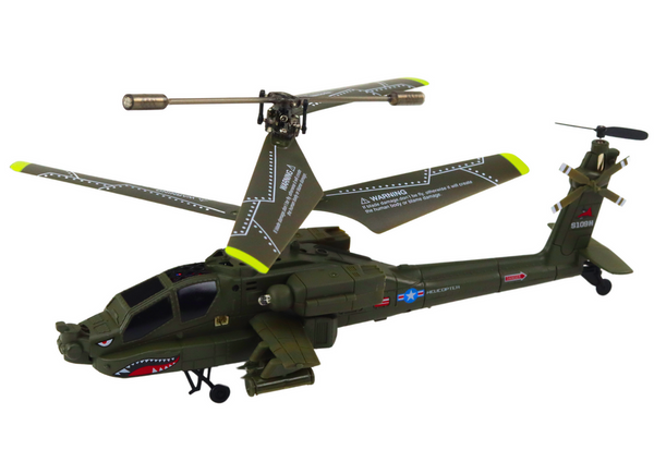 Helikopter Militarny Apache Zdalnie Sterowany RC Syma S109H Khaki 