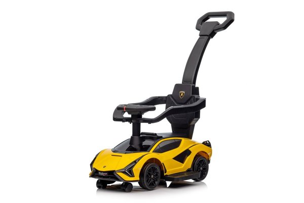 Lamborghini QLS-996T Ride-on With Pusher Yellow