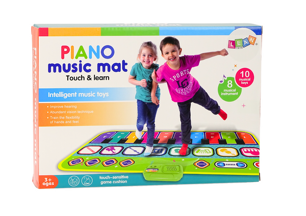 Mata Taneczna Interaktywna Pianinko Instrumenty 60cm x 30cm 