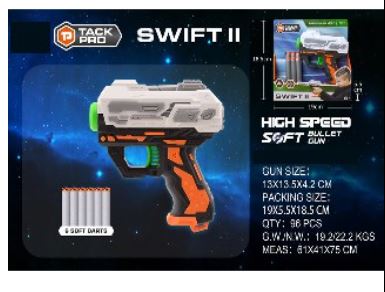 Pistolet Swift Na Piankowe Strzałki 
