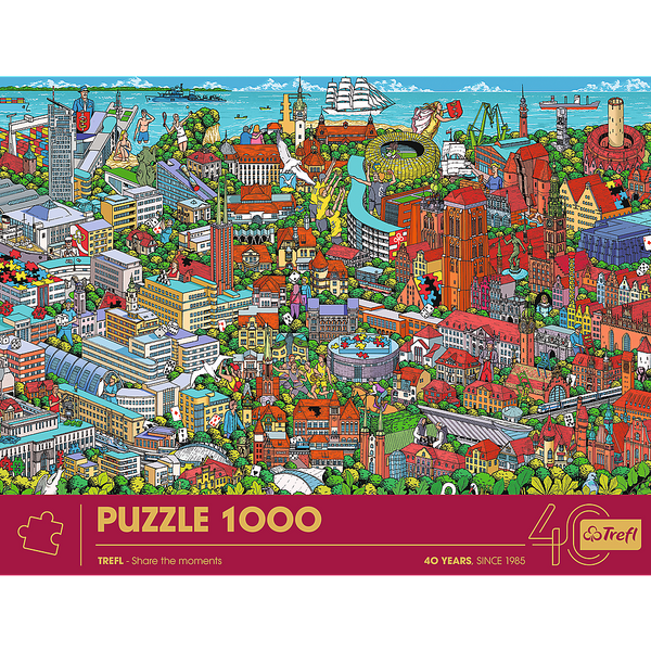 Puzzle - "1000 Jubileusz" - Trójmiasto Trefl 10924