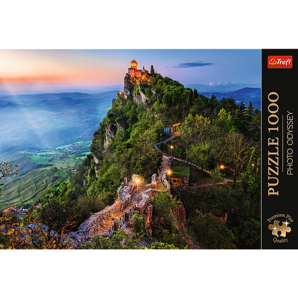 Puzzle - "1000 Premium Plus" - Photo Odyssey: Wieża Cesta, San Marino Trefl 10822