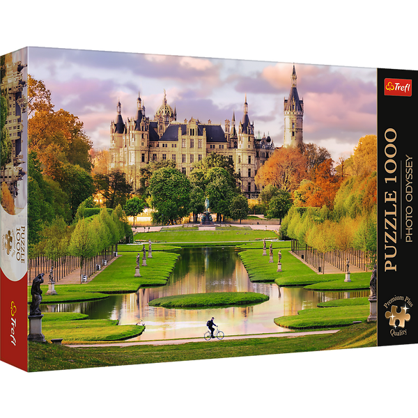 Puzzle- "1000 Premium Plus" - Photo Odyssey: Zamek w Schwerinie, Niemcy Trefl  10814