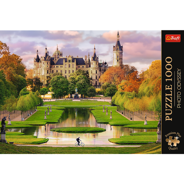 Puzzle- "1000 Premium Plus" - Photo Odyssey: Zamek w Schwerinie, Niemcy Trefl  10814