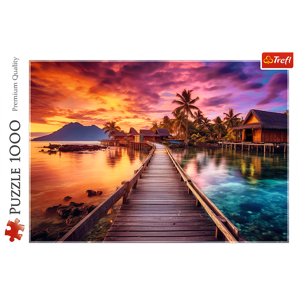 Puzzle - "1000" - Rajska wyspa Trefl 10928