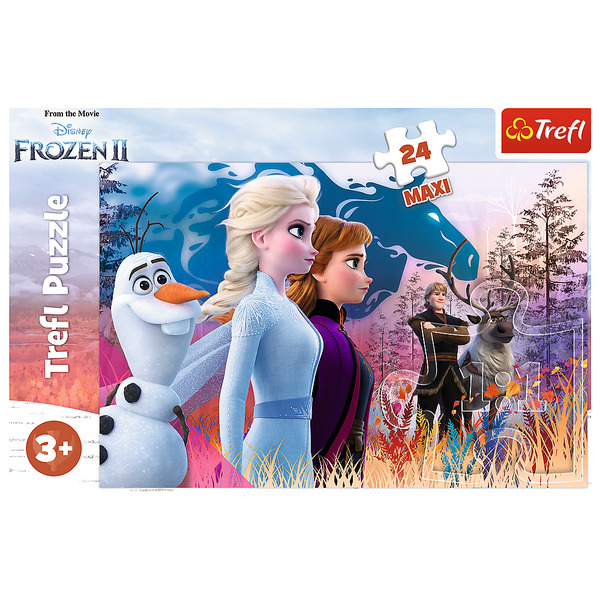 Puzzle - "24 Maxi" - Magiczna wyprawa Frozen 2 Trefl 14298