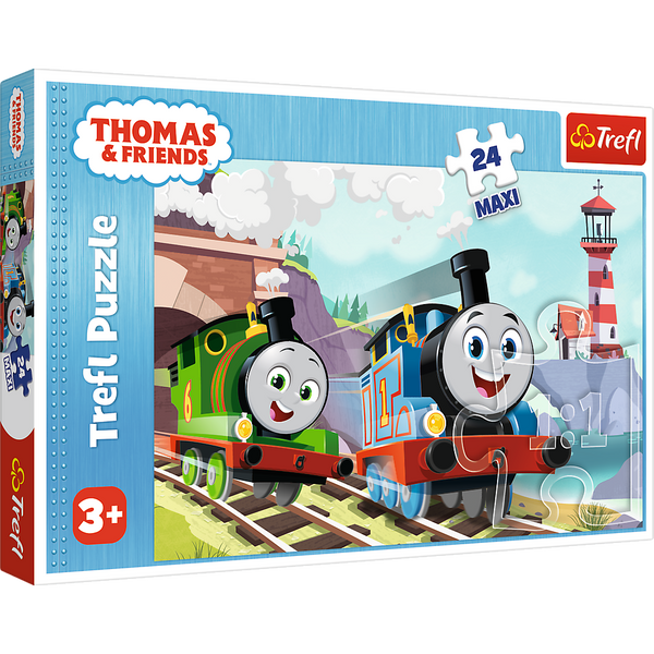 Puzzle - "24 Maxi" - Tomek i Percy na torach  Trefl 14354