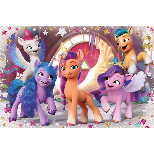 Puzzle - "24 Maxi" - Wesoły dzień kucyków  My Little Pony Trefl 14355