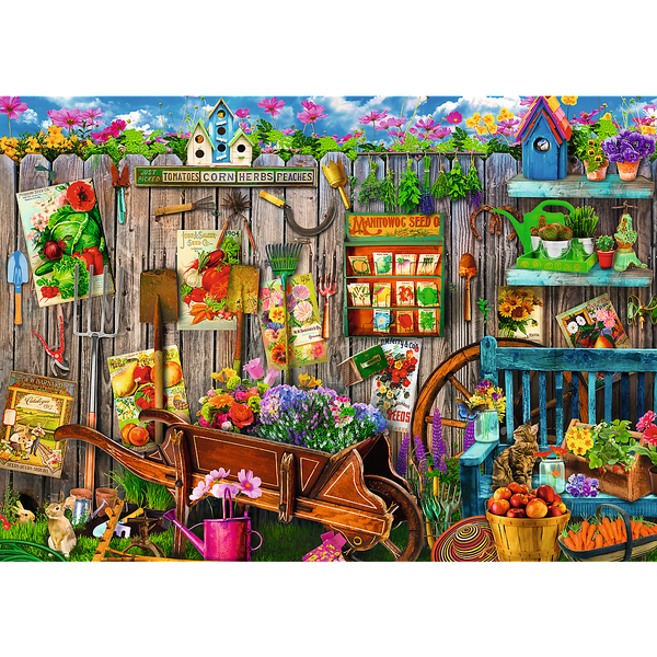 Puzzle - 2x500 - Prace w ogrodzieFSC Mix 70% 37529