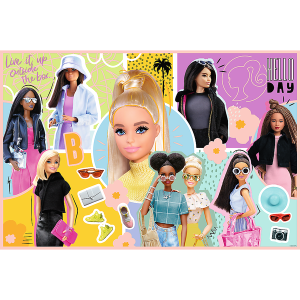 Puzzle - 300 - Twoja ulubiona Barbie - Mattel, Barbie 23025