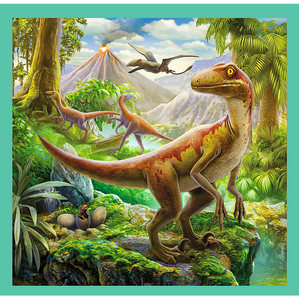 Puzzle - "3w1" - Niezwykły świat dinozaurów Trefl 34837