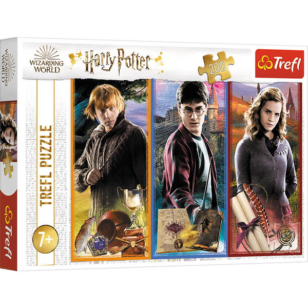 Puzzle Harry Potter 200 el. W świecie magii i czarów Trefl 13277