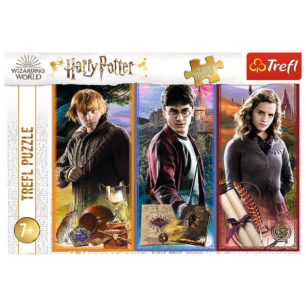 Puzzle Harry Potter 200 el. W świecie magii i czarów Trefl 13277