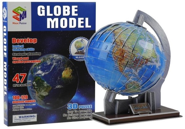 Puzzle Przestrzenne 3D Globus Kula Ziemska