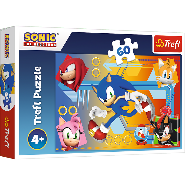 Puzzle Sonic 60 el. Sonic w akcji 17387