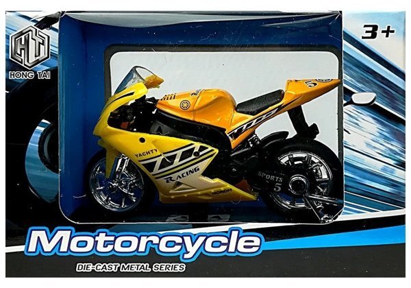 Sportowy Motocykl z Dźwiękami 1:18 4 Kolory