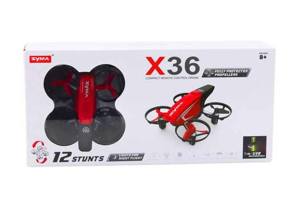 Zdalnie Sterowany Dron RC X36 SYMA Czerwony