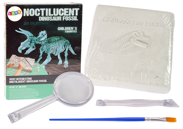 Zestaw Archeologiczny Wykopaliska Dinozaur Szkielet 3D Triceratops Hologram