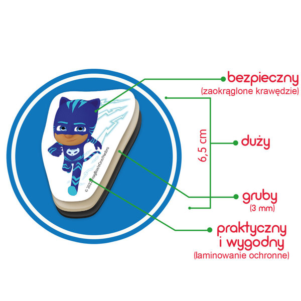 Zestaw Magnesów Pidżamersi Pjmasks ME 5031-32