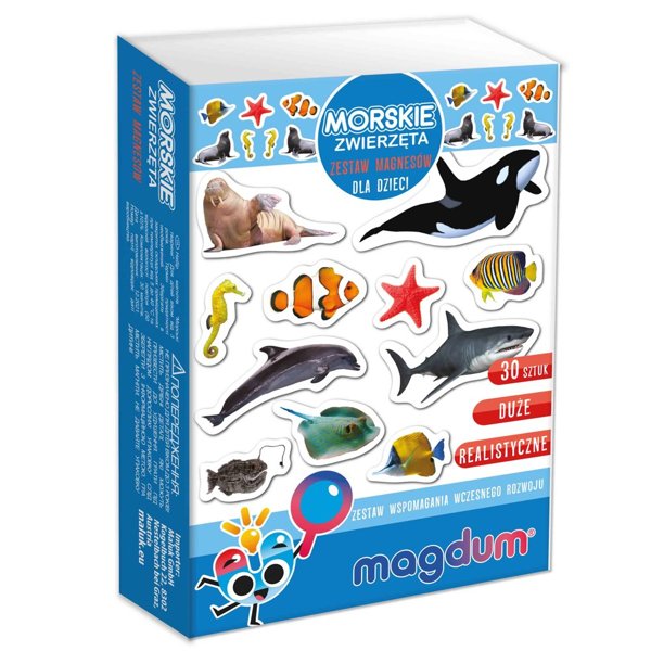 Zestaw Magnesów Zwierzęta Morskie MV 6032-18 