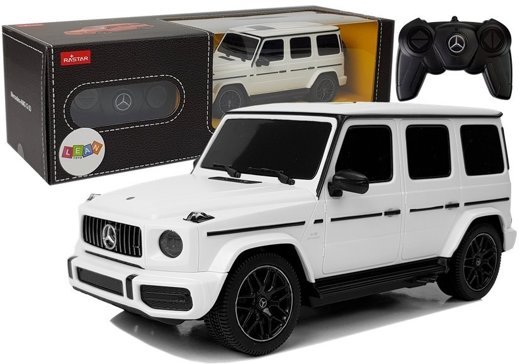  Auto Mercedes AMG G63 Zdalnie Sterowany R/C 1:24  Biały 2.4 G 