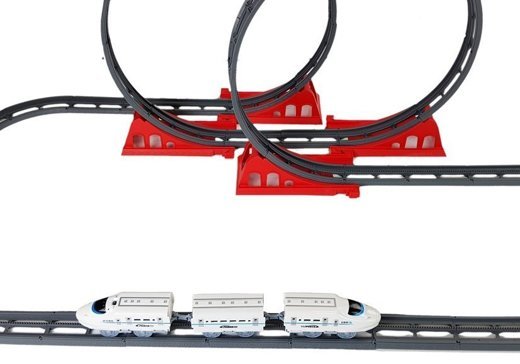  Pociąg Tor Wyścigowy Dwie Pętle 126 cm