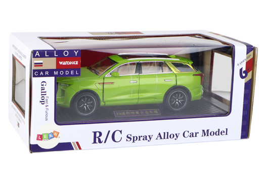 Aluminiowy Model Samochodu RC 1:24 C Kolor Zielony