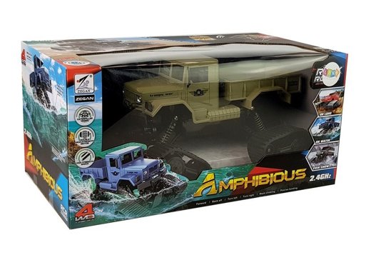 Auto Pickup Terenowe 1:12 Zdalnie Sterowany R/C Gąsienice Żółte