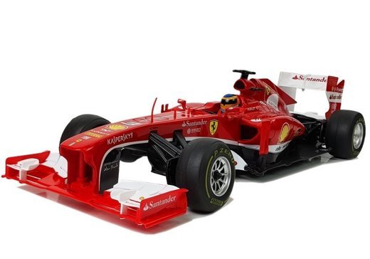 Auto Wyścigowe Bolid Formuła 1 Ferrari F138 Czerwony 1:12 2.4G 