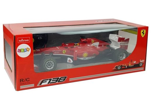 Auto Wyścigowe Bolid Formuła 1 Ferrari F138 Czerwony 1:12 2.4G 