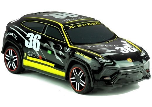 Auto Zdalnie Sterowane Sportowe Pilot R/C Czarne