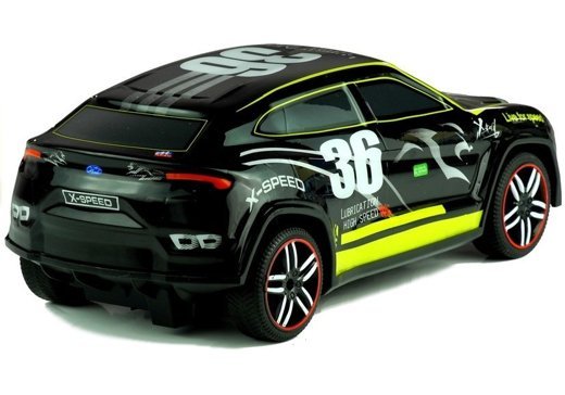 Auto Zdalnie Sterowane Sportowe Pilot R/C Czarne