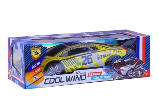 Auto Zdalnie Sterowane Sportowe Pilot R/C Żółte