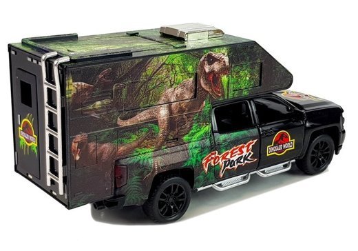 Camper z Dinozaurami 1:32 Czarny