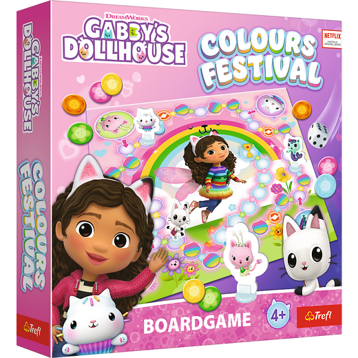 Gra Colours Festival - Gabby's Dollhouse Trefl 02594