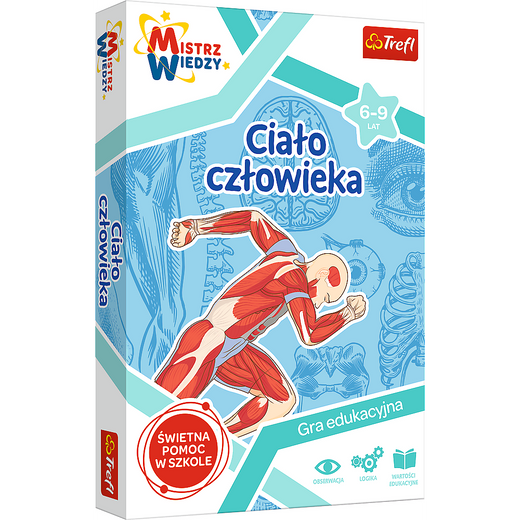 Gra Edukacyjna Ciało człowieka/ Mistrz Wiedzy Trefl 01957