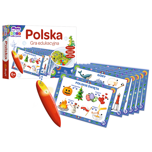 Gra Edukacyjna Polska Magiczny ołówek Trefl 02114