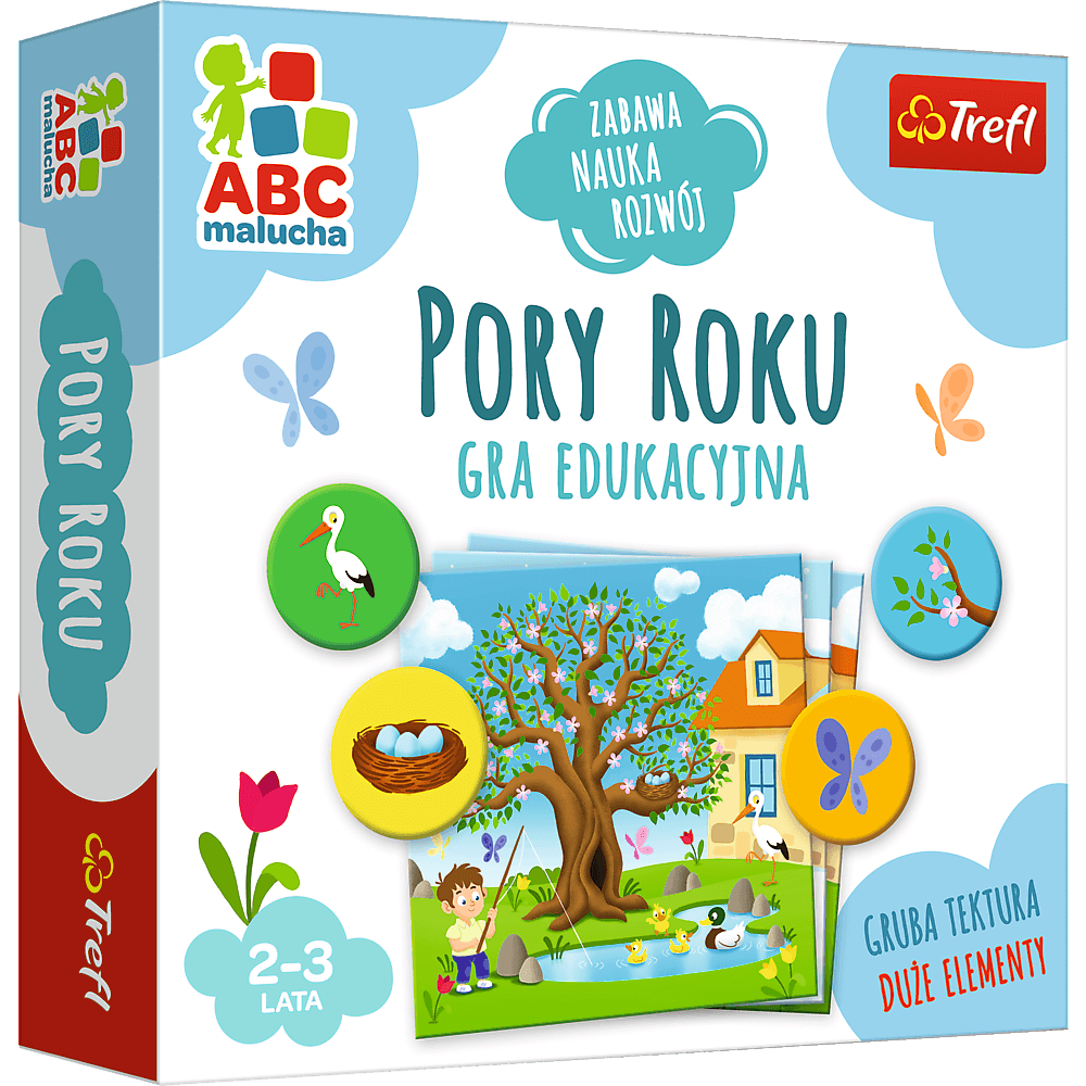 Gra Edukacyjna Pory Roku z Serii ABC Malucha Trefl 01941