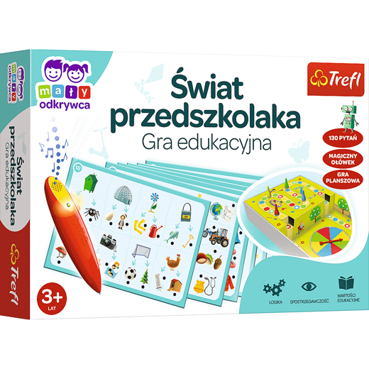 Gra Edukacyjna Świat przedszkolaka Magiczny ołówek Trefl 02112