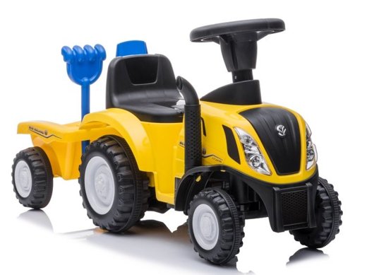 Jeździk Traktor New Holland 658T Żółty