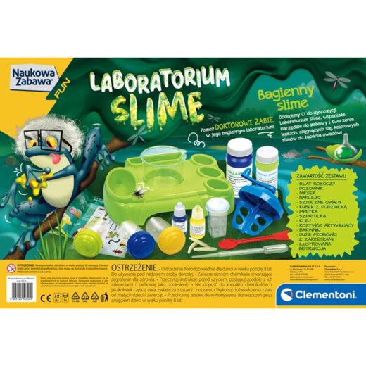 Naukowa Zabawa Laboratorium Slime Clementoni 50726